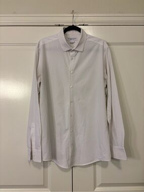 Mizzen+Main Men’s White Dress Shirt - Classic Point Collar